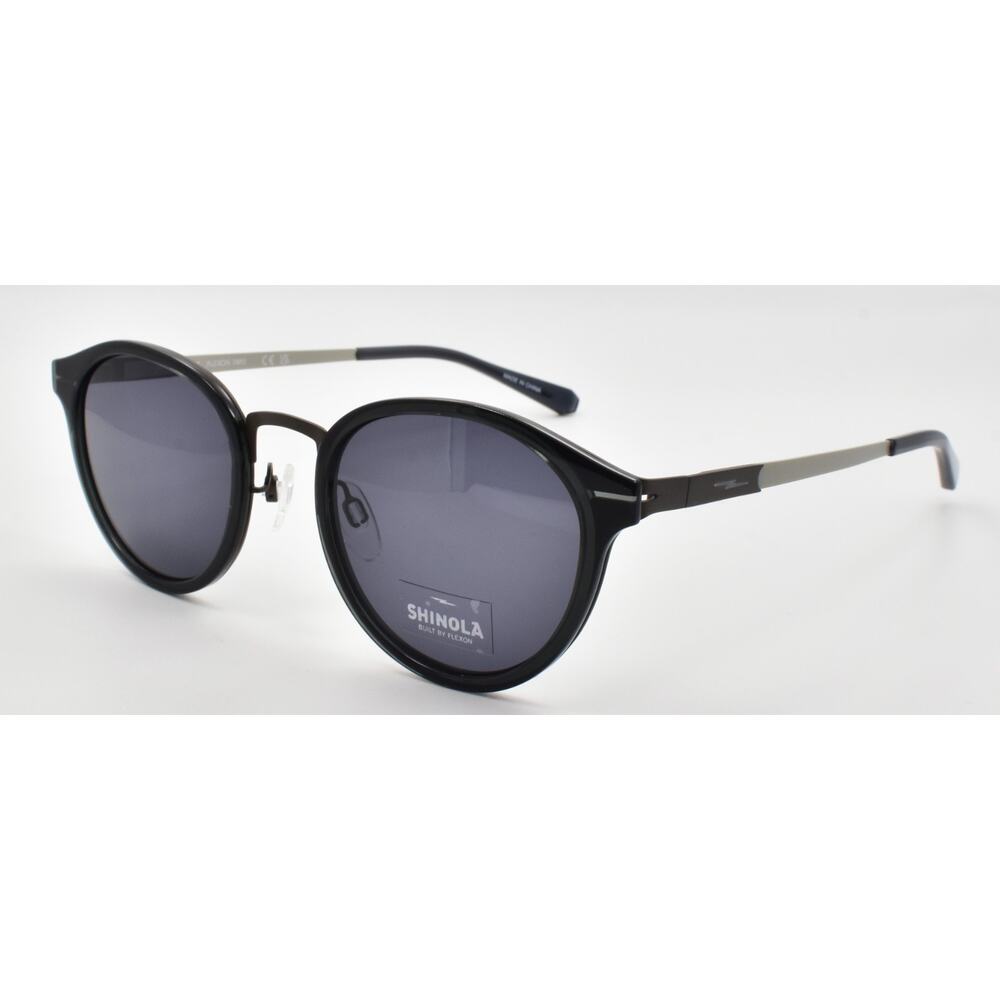 Shinola by Flexon SH3700S 012 Sunglasses 50-22-145 Crystal Carbon / Gray